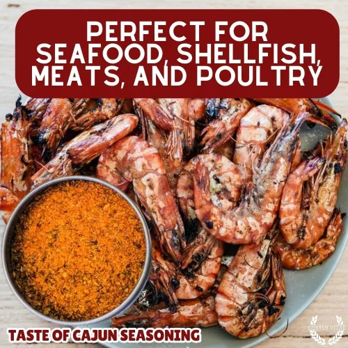 Miniatura 4 de Taste of Cajun - Condimento artesanal - Sin OMG - Mezcla de especias gourmet - Lata magnética - Hecho a mano en pequeños lotes - Embalado a mano