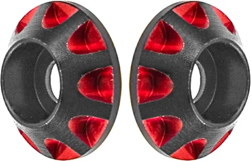 Miniatura 7 de 2 botones de ala HIRCQOO 1/10 RC RC Metal trasero botones de ala exterior OD 0.433 in compatibles con HPI HSP Redcat Traxxas Axial 1/10 RC Off Road