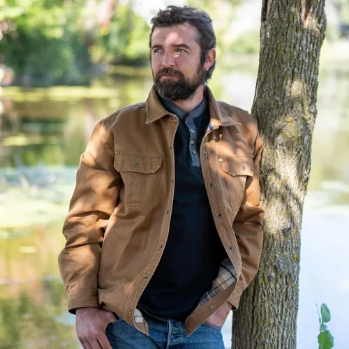 Miniatura 3 de Legendary Whitetails Men's Journeyman Shirt Jacket, Flannel Lined Shacket for Men, Water-Resistant Coat Rugged Fall Clothing