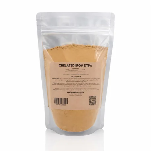 Greenway Biotech, Inc. Hierro quelado DTPA 11% – para suelos alcalinos (pH 4.0-7.5) – Fertilizante 100% soluble en agua para cítricos, césped e