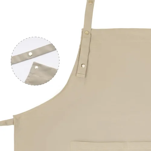 Miniatura 2 de Tosewever Delantales de Arte para Mujeres Pintura Cerámica Horneado, Delantal de Cocina con Correas de Hebilla para Hombres con Bolsillos para Chef