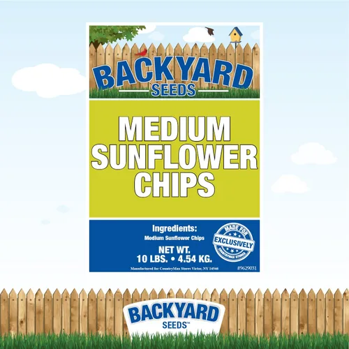 Miniatura 7 de CountryMax Semillas de pájaro sin residuos de chips de girasol (10 libras)