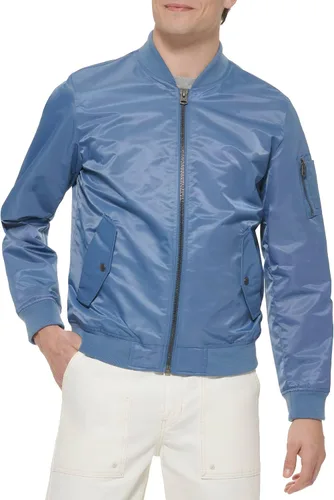 Levi's MA-1 Flight chamarra satinada sin relleno para hombre