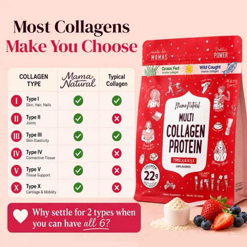 Miniatura 4 de Polvo de proteína de colágeno múltiple tipo I II III IV V X – Sin sabor e hidrolizado 16 onzas en polvo de péptidos de colágeno puro – Carne de res
