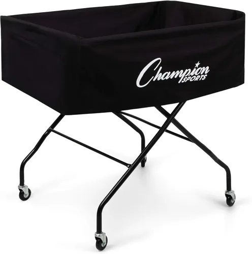 Miniatura 10 de Champion Sports Volleyball Cart & Equipment Storage, Durable Aluminum Frame for High Volume Practices & Training Sessions, 24 to 40 Ball Storage