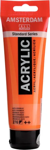 Miniatura 85 de Amsterdam Serie Estándar Tubo de Pintura Acrílica 120ml, Amarillo Níquel Titanio 274 (17092742)