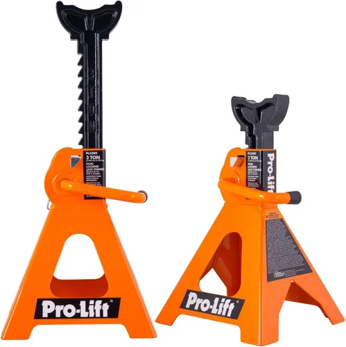 Miniatura 4 de Pro-LifT T-6903D Soportes de gato de doble pasador - 3 toneladas Gris