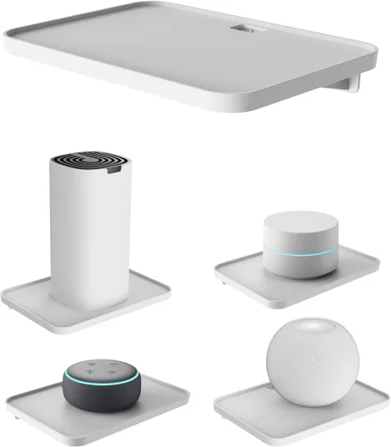 Miniatura 7 de Universal Smart Speaker Soporte de Pared y Estante para Dispositivos Echo/Homepod mini/Sonos Compatible con Montaje de WiFi Google Adecuado