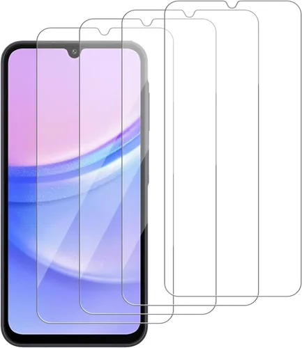 Miniatura 11 de Paquete de 4 protectores de pantalla de vidrio compatibles para Samsung Galaxy A07 5G / 4G [dureza 9H] - Vidrio templado de pantalla HD, resistente