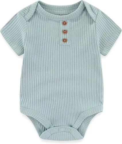 Miniatura 65 de Kiddiezoom Mameluco unisex de algodón de una pieza para bebé recién nacido, 5