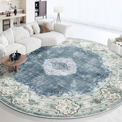 Miniatura 50 de Alfombra Verde MUJOO de 8'x10', Alfombras de Área para Sala de Estar, Alfombras Lavables, Alfombra Grande de Área, Alfombra Boho de Área de 8'x10