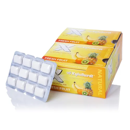 Miniatura 11 de XyloBurst Goma de mascar de xilitol Sin azúcar, sin gluten, apto para dieta cetogénica Goma de mascar sin aspartamo para la salud bucal Menta