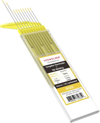 Miniatura 37 de YESWELDER - Electrodo de tungsteno para soldadura TIG, ceriado al 2%, de 1/16 x 7 pulgadas (gris, WC20/EWCe-2), paquete de 10