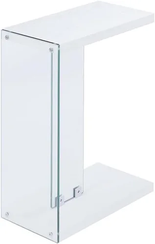 Convenience Concepts SoHo C Mesa auxiliar, color blanco