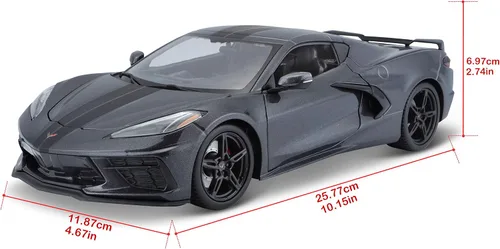 Miniatura 2 de Maisto 1:18 Edición Especial 2020 Chevrolet Corvette Stingray Z51 - Gris