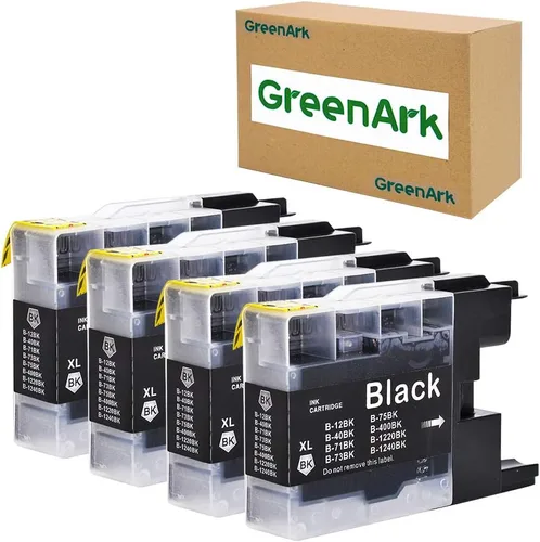 Cartucho de tinta compatible de repuesto para Brother LC75 LC71 LC71 Black LC71BK LC75BK Cartuchos de tinta para impresora Brother MFC-J280W, J425W,