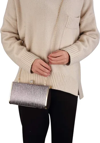 Miniatura 2 de Bolsos de embrague de noche para mujer marco de metal bolso de noche bolso de noche bolso de boda fiesta de graduación cócteles nupciales