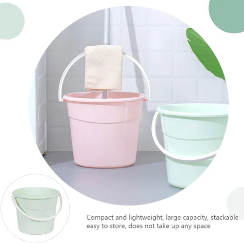 Miniatura 5 de Cubo Contenedor de agua de plástico Contenedor de almacenamiento de Verde
