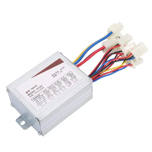 Miniatura 4 de Motor cepillado controlador 36 V 500 W controlador de velocidad del vehículo Motor de cepillo 36 V Controlador de velocidades variables para scooter