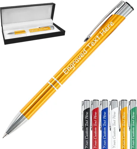 Miniatura 38 de Bolígrafos personalizados a granel con grabado sin nombre, bolígrafo de impresión personalizada, bolígrafo de metal pastel, regalo personalizado