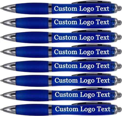 Miniatura 8 de Personalized Ballpoint Pens with Name for Events, Pink, 50 Pcs Custom Promotional Logo, Customized for Church, Wedding, Business, Reunion, Bank