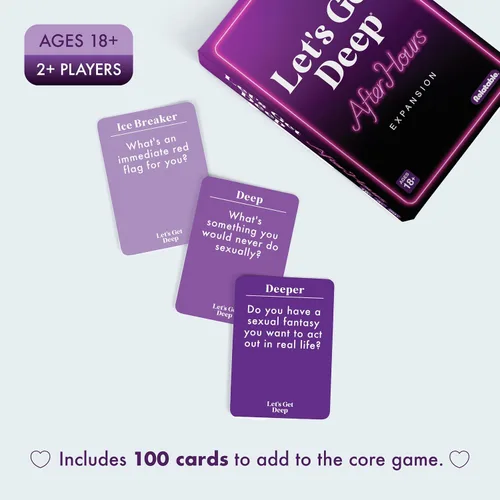 Miniatura 3 de What Do You Meme? - Let's Get Deep: Paquete de expansión After Dark de Relatable, para añadir a Let's Get Deep Core, ideal para regalos de parejas
