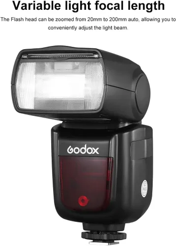 Miniatura 8 de Godox Flash TTL V860II-S con disparador de flash inalámbrico Xpro S para Sony Speedlite Light 0.08 oz Wireless X System 1/8000s Gn60 650 Full Power