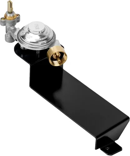 Skyflame Conjunto de regulador de válvula de parrilla de gas compatible con Weber Q200 Q220 Series - Piezas de repuesto para Weber 80476
