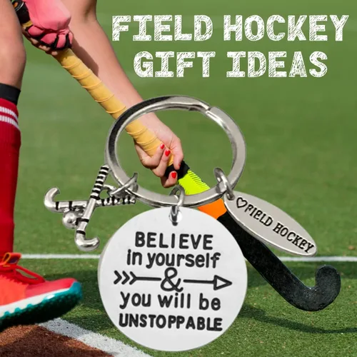 Miniatura 4 de Sportybella - Llavero de hockey sobre hierba, joyería de hockey sobre hierba, llavero con dije de hockey sobre hierba - para jugadores y equipos