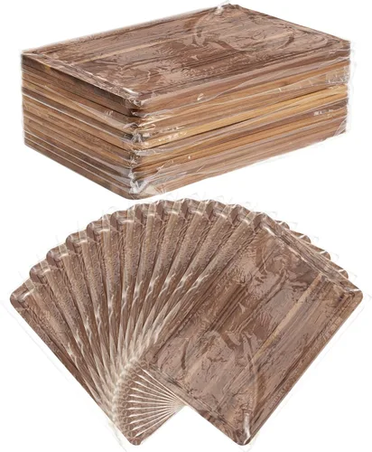 Patelai Juego de 12 tablas de cortar lisas a granel para cocina, tablas de cortar rectangulares en blanco, tablas de servir para manualidades,