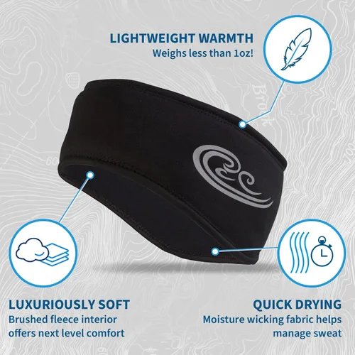 Miniatura 38 de TrailHeads - Diadema para mujer, diseño de cola de caballo, con banda para la oreja que absorbe la humedad, ideal para correr
