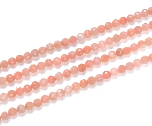 Miniatura 27 de Adabele Cuentas redondas facetadas pequeñas de 0.118 in con piedras preciosas de amazonita azul natural de 15 pulgadas