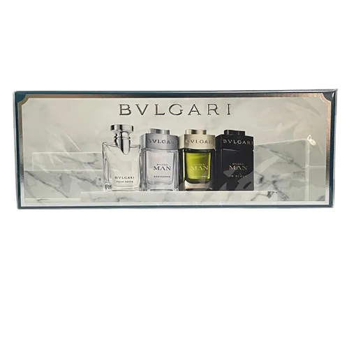 Miniatura 2 de Bvlgari La colección de regalo para hombre para hombre – 4 piezas Mini set de regalo 0.2 fl oz Pour Homme (EDT), EDP - Rain Essence, Wood Essence