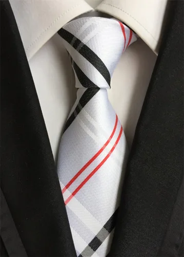 Miniatura 94 de WeiShang Lote de 6 corbatas clásicas de seda para hombre, corbatas tejidas jacquard