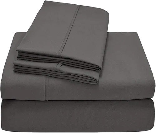 Miniatura 9 de 100% Egyptian Cotton Sheets 1000 Thread Count Twin Size Sheet Sets 4 PC Solid Bed Sheet Set True Luxury Hotel Quality Fits Up to 18 Inches Deep Beige