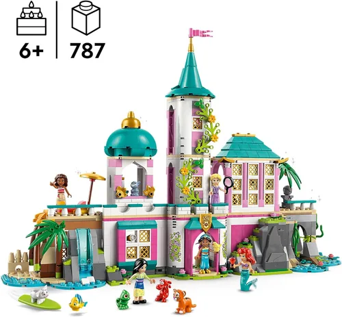 Miniatura 2 de LEGO Disney Princess Castillo y Mascotas Reales Juguetes Infantiles - Set de Construcción para Juego de Rol para Niñas y Niños, Edades 6+ - Incluye