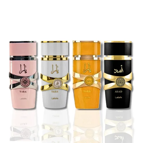 Miniatura 8 de Lattafa para mujeres Set de regalo de 3 piezas de Eau de Parfum (Yara + Yara Moi + Asad) 3.4 oz/100 ml cada uno