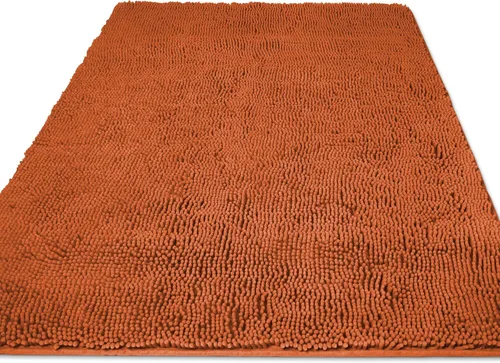 Miniatura 287 de Yeaban Alfombra de pasillo de baño de 24 x 72 pulgadas, antideslizante, alfombra de baño larga de felpilla gruesa, absorbente y lavable, alfombra