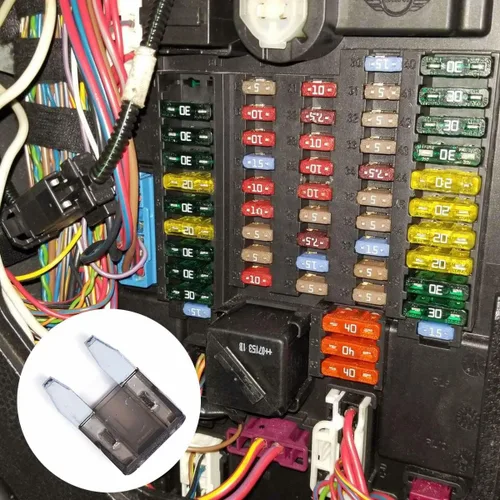 Miniatura 5 de Paquete de 100 fusibles automáticos de 2 AMP APM/ATM 32 V mini fusibles estilo hoja 2A protección contra cortocircuitos fusible de coche (2 amperios)