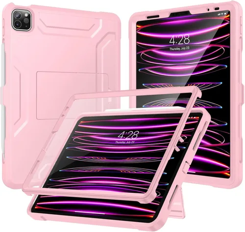 Miniatura 13 de Soke Funda para iPad Pro de 11 pulgadas 2022/2021/2020/2018/iPad Air de 5ª/4ª generación, protector de pantalla integrado - Compatible con carga