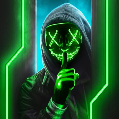 Miniatura 5 de Máscara de luz LED de Halloween, máscara brillante de miedo para disfraces de cosplay, festivales, suministros de fiesta de carnaval, regalos Verde