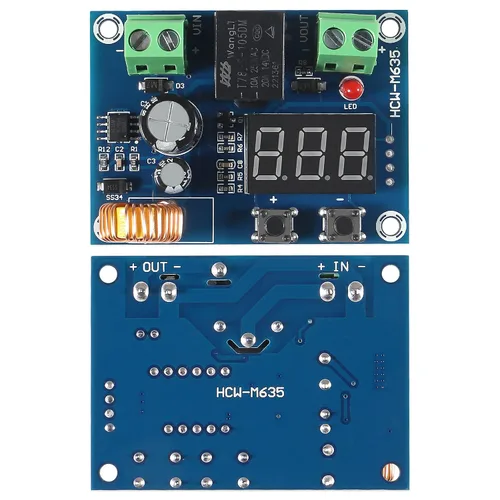 Miniatura 3 de Alinan 4 unids XH-M609 DC 12V-36V módulo de protección de desconexión de bajo voltaje Pantalla digital Módulo de protección de circuito