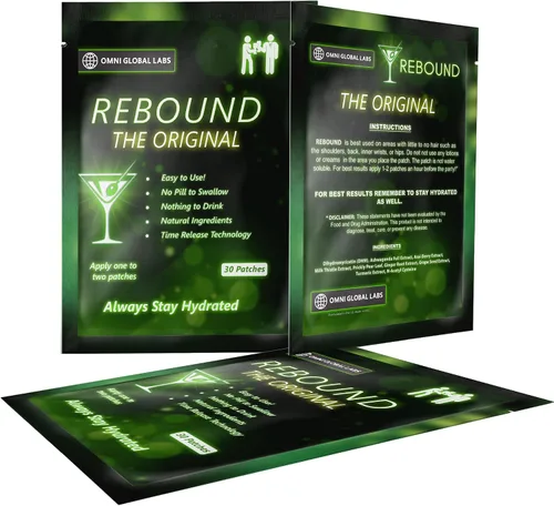 Miniatura 3 de REBOUND Classic Patch - Liberación constante extendida - 30 parches - Mezcla natural para una vida nocturna equilibrada