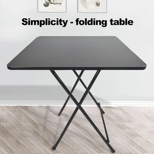 Miniatura 4 de Mesa plegable, pequeña mesa plegable, mesa plegable al aire libre, mesa portátil, mesa de comedor plegable, cuadrada MDF sólido para 4 personas