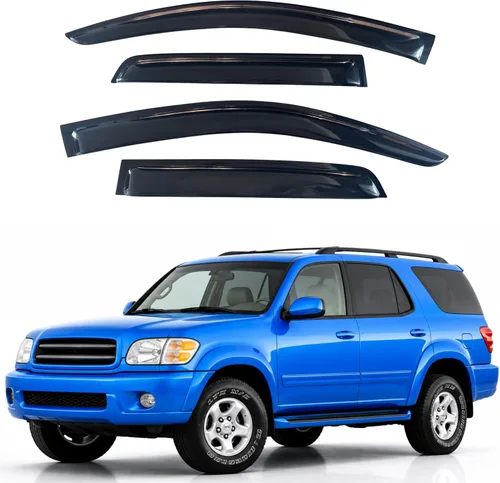 Miniatura 30 de Visor para ventana IG para Hyundai Venue 2020-2023, protector contra la lluvia, adhesivo extra duradero, deflector de viento para lado