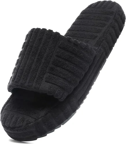 Miniatura 2 de Jakcuz Sandalias de rizo para mujer, sandalias de moda para niñas, zapatos de casa con plataforma, puntera abierta, multicolor, lindas