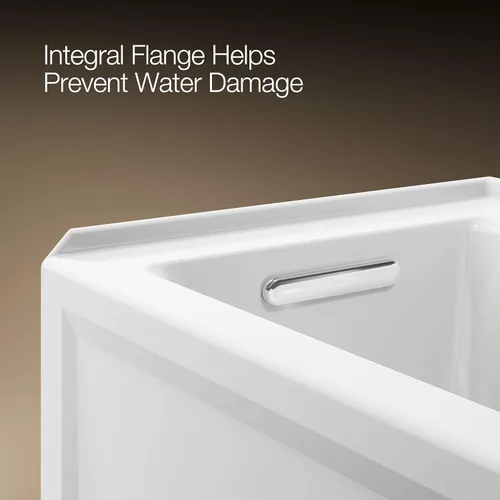 Miniatura 9 de Kohler 1946-LA-0 Archer 60" x 30" baño alcobólico, drenaje izquierdo, Blanco