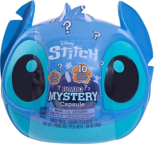 Disney Stitch Jumbo Mystery Capsule, figura de 9 pulgadas, trajes sorpresa, alienígena, juguetes para niños a partir de 3 años de Just Play