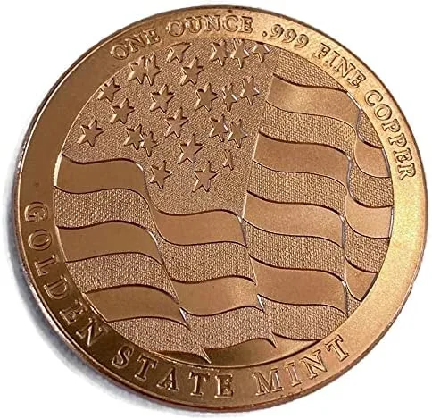 Miniatura 2 de American Eagle Copper Round - Moneda de Cobre Fino 0.999% de 1 oz - Edición Coleccionista