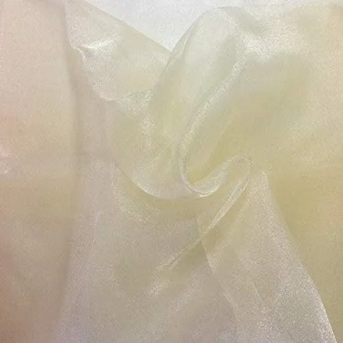 Miniatura 3 de Valentina Textile Inc, Tela de organza transparente brillante para moda, manualidades, decoración, 60 pulgadas de ancho (1 yarda, aguamarina)
